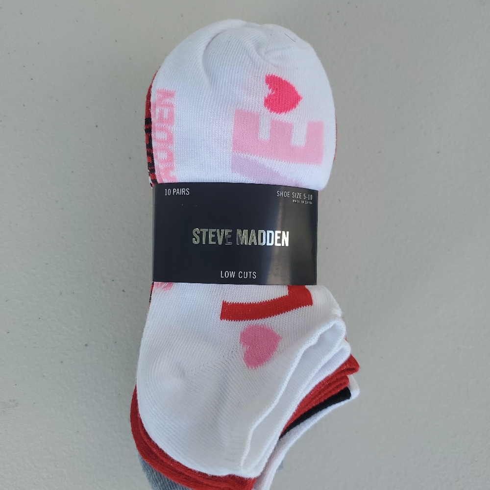 Steve Madden Women LOW CUT Socks Size 5-10 USA Mul